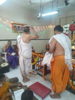 Paduka Pujana of H.H. Swami Parijnanashram III Paduka-s